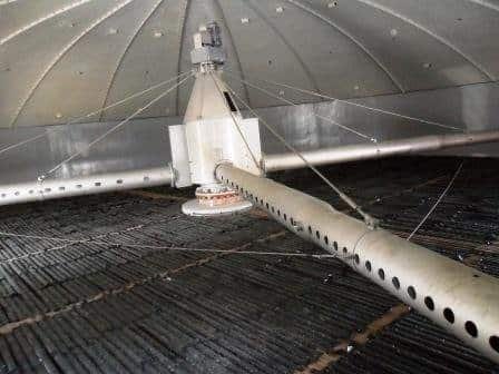 Sprinkler pour lit bactérien