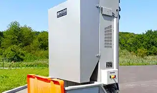 Dégrilleur vertical NG dans une station d'épuration