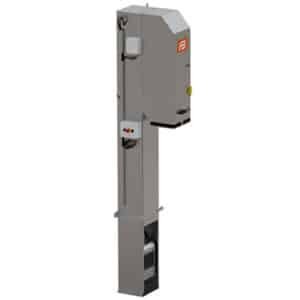 Vue 3D faite en CAO d'un dégrilleur vertical SG400