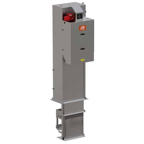 Vue 3D faite en CAO d'un dégrilleur vertical XG