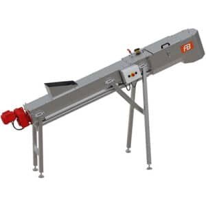 Vue 3D faite en CAO d'une vis de compactage